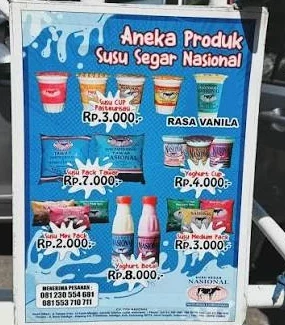 harga susu nasional